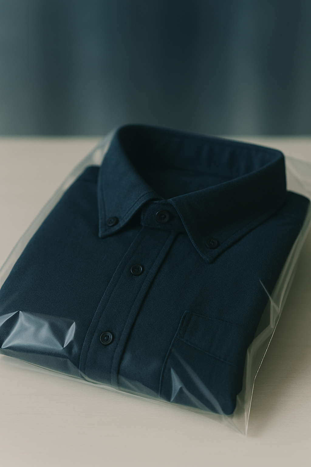 Garment packaging on hangers